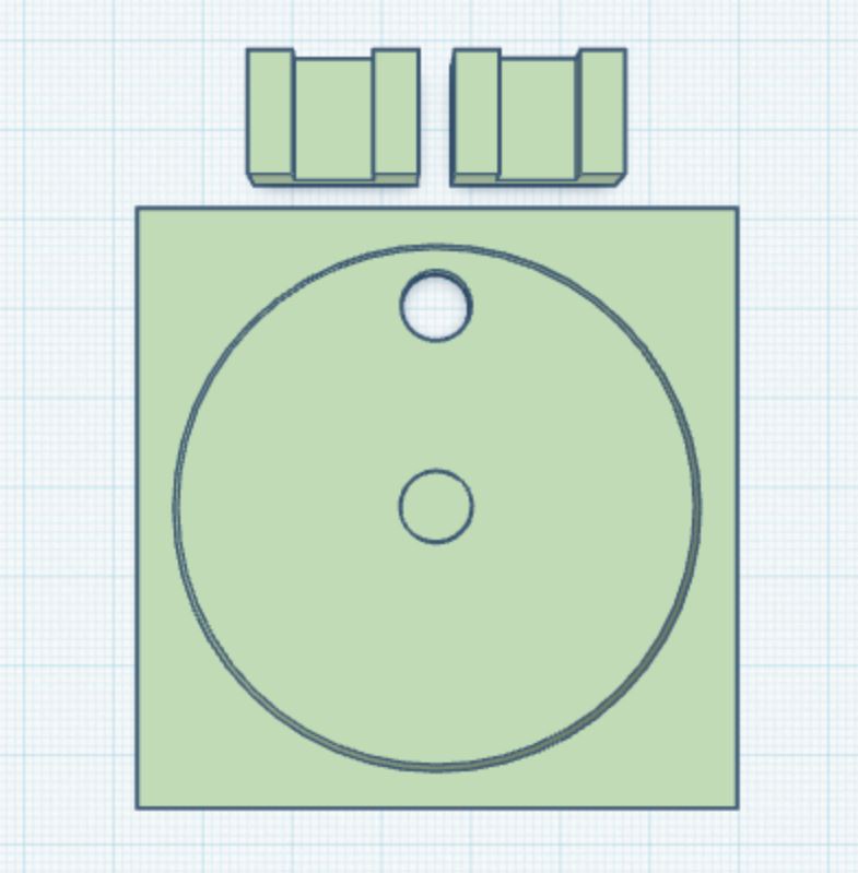 2.25" Round Magnet Single Frame STL Print File