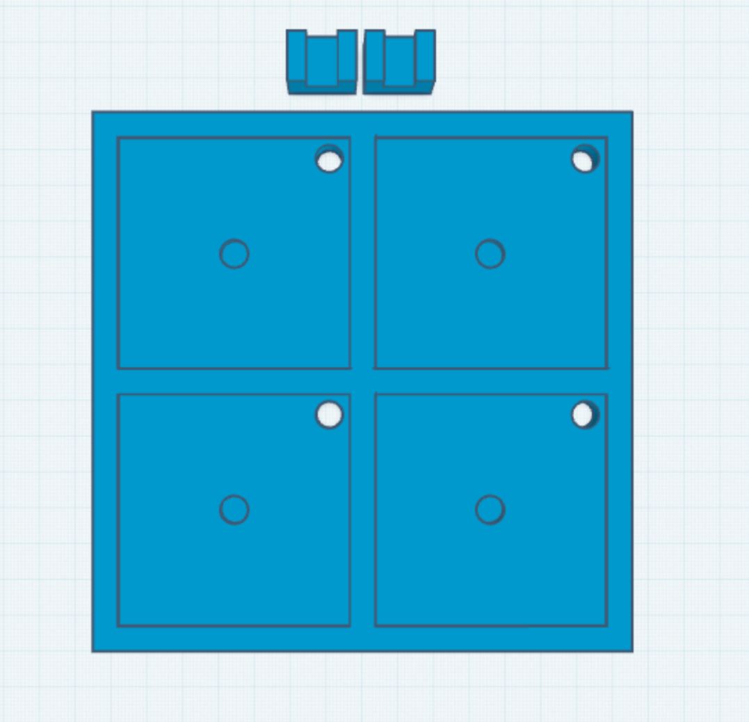 2.5" Magnet 2x2 Frame STL Print File