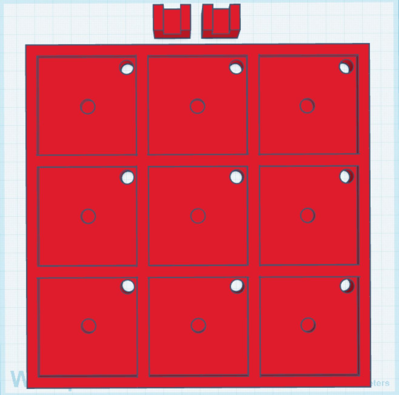 2" Magnet 3x3 Frame STL Print File (MPRO/TITAN)