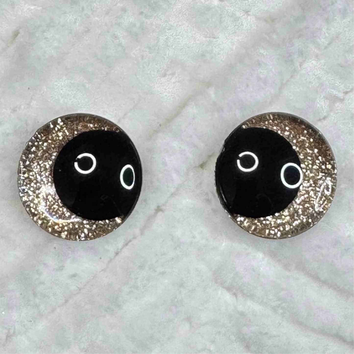 Champagne Glitter Safety Eyes