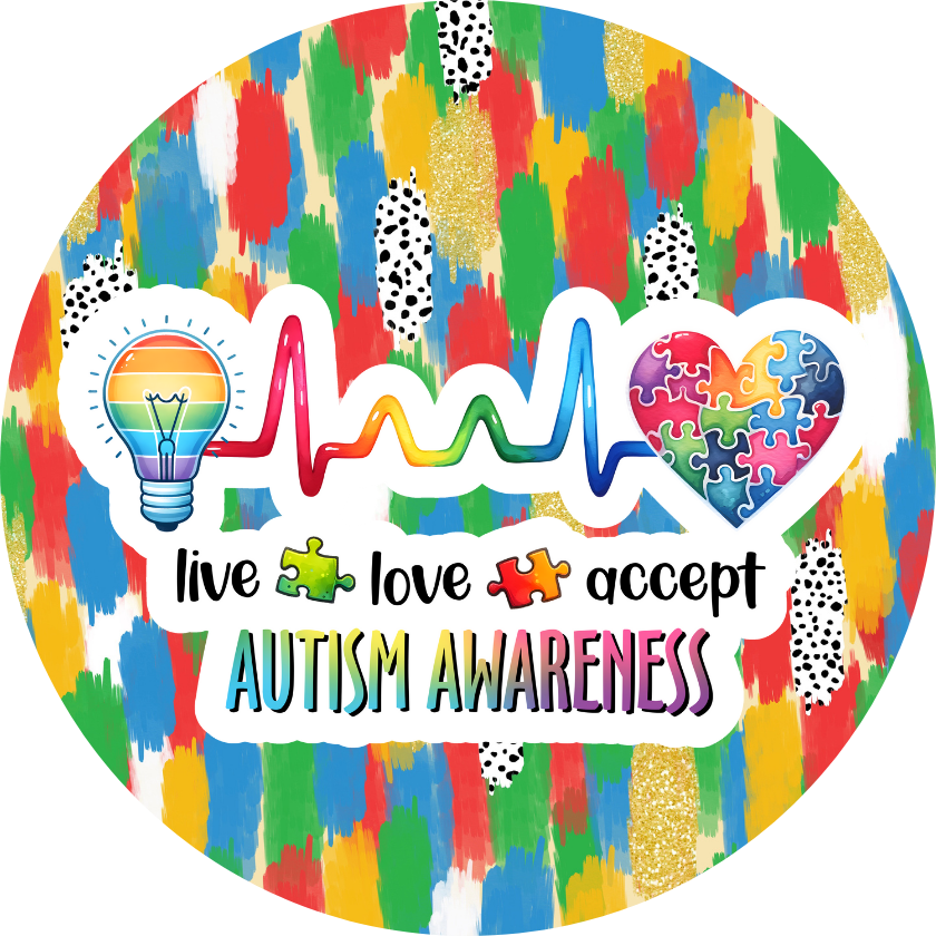 Autism Awareness Live Love Accept