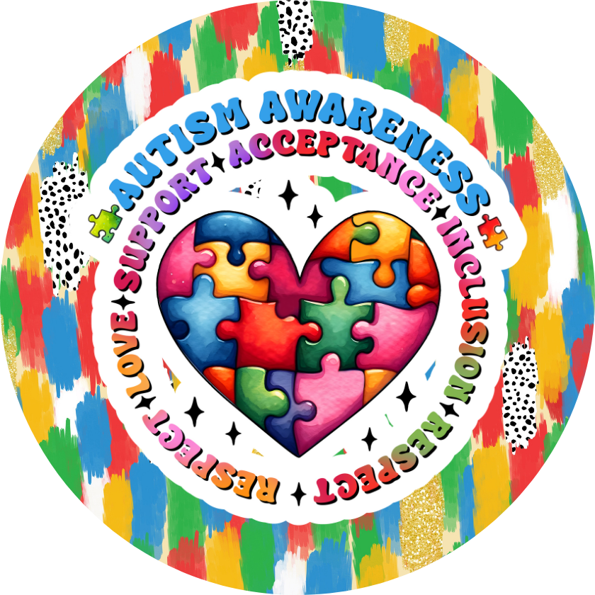 Autism Awareness Puzzle Piece Heart