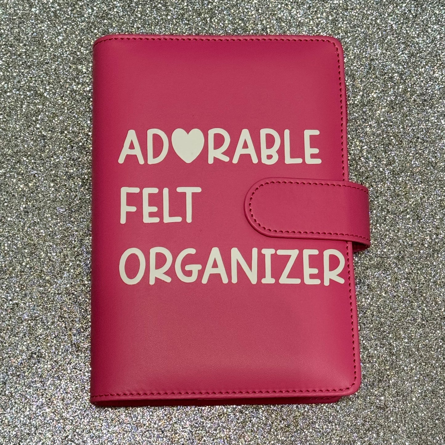 Hot Pink Adorable Felt Organizer