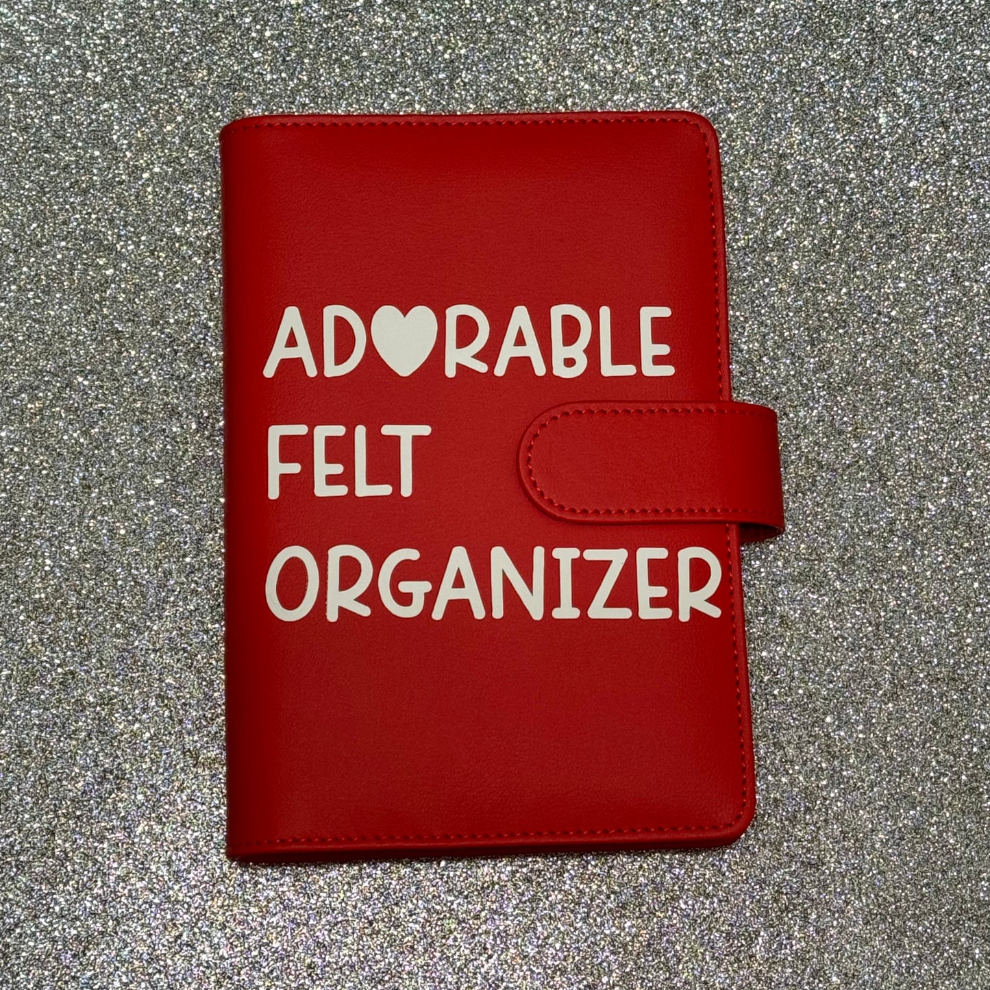 Red Adorable Felt Organizer
