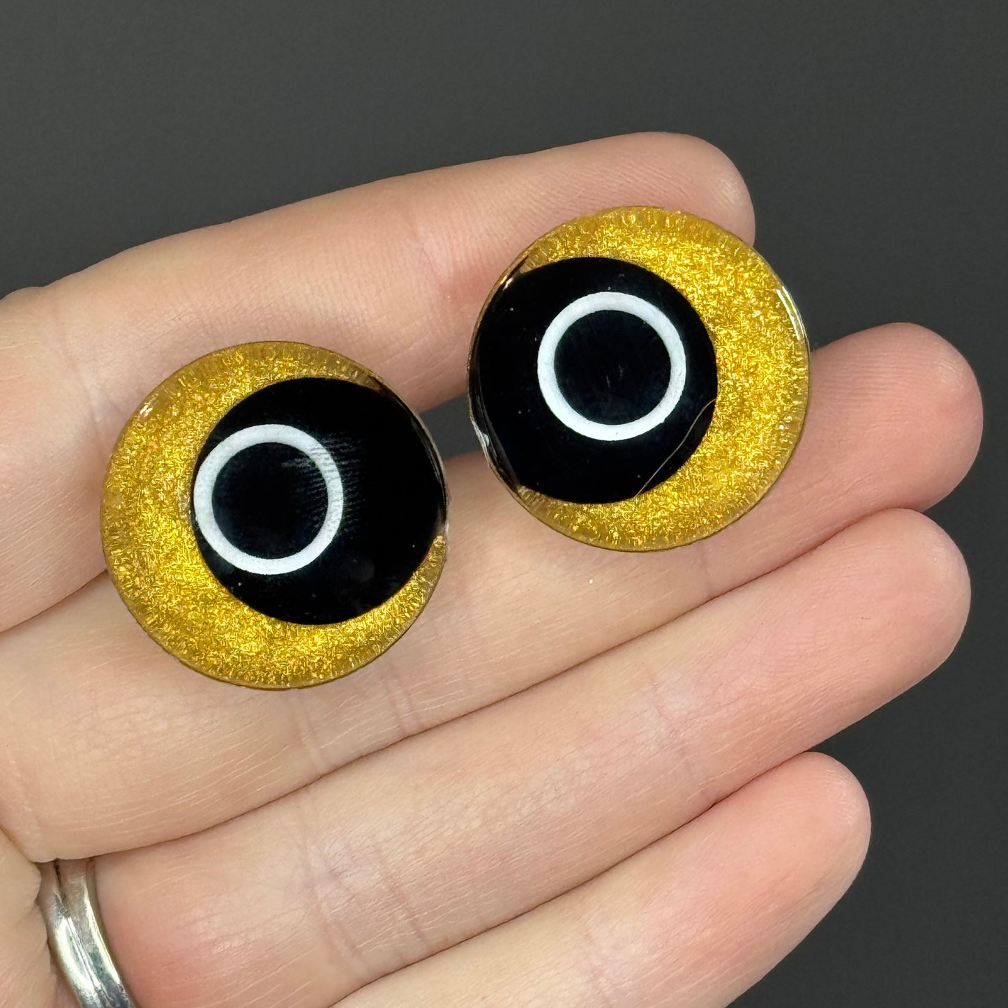 Gold Painted Safety Eyes