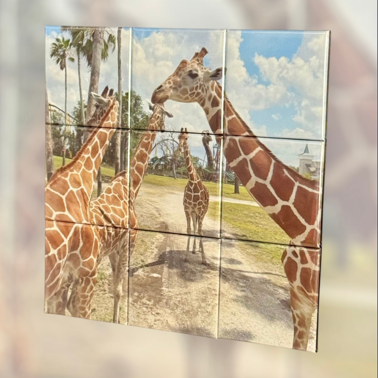 2” Photo Puzzle Magnet Set (9 pieces)