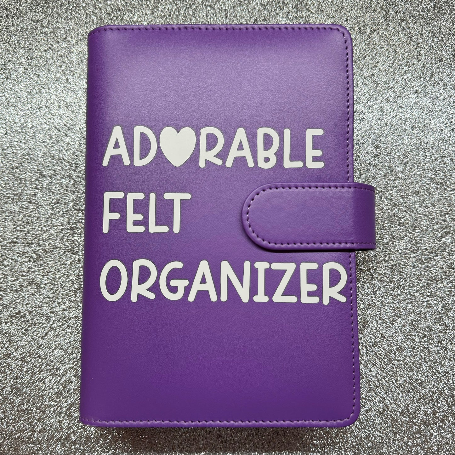 Purple Adorable Felt Organizer