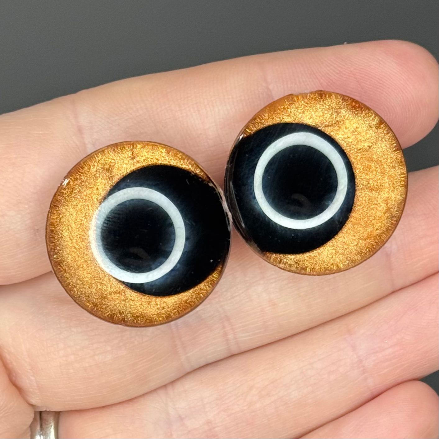 Caramel Painted Safety Eyes