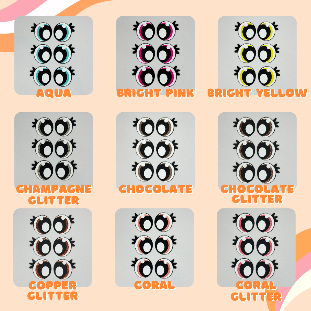 25mm Lashes Felt Eyes (3 pack)