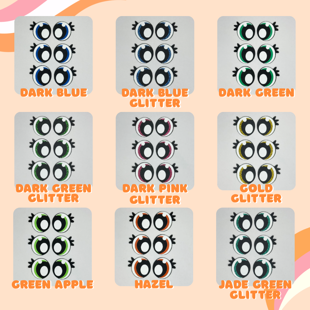 25mm Lashes Felt Eyes (3 pack)