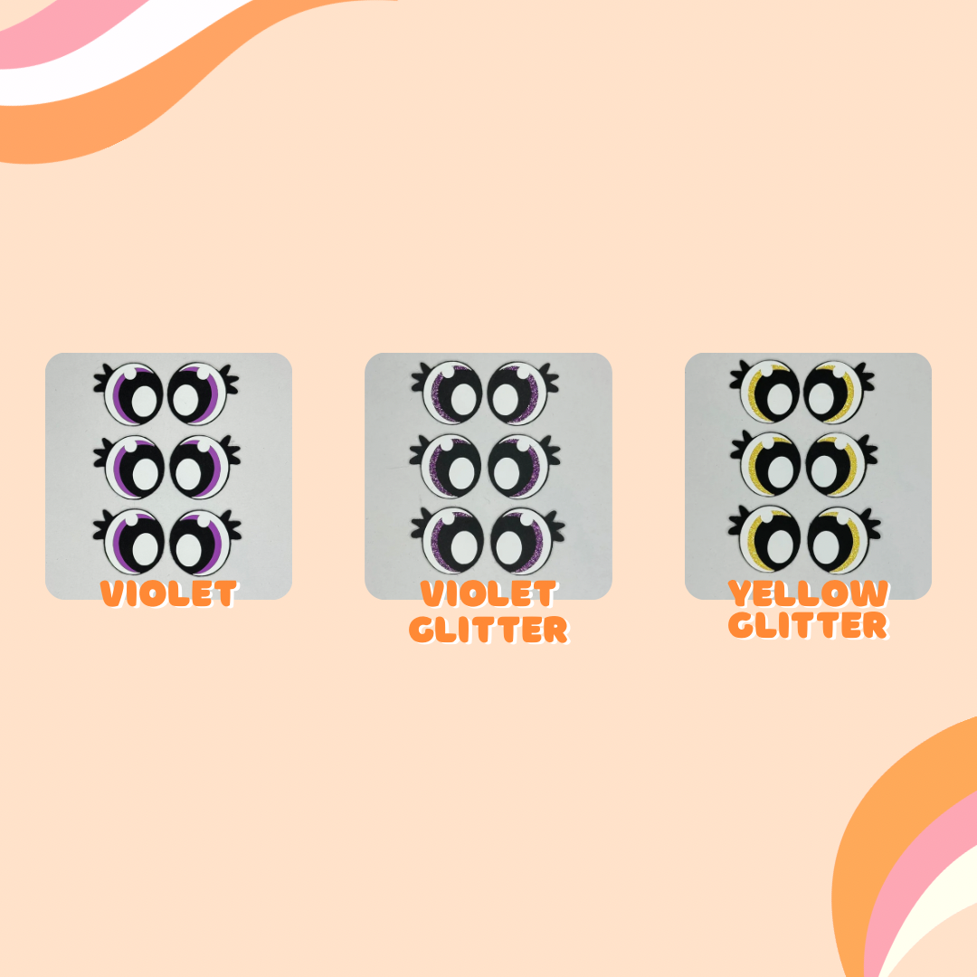 25mm Lashes Felt Eyes (3 pack)