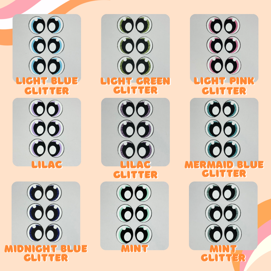 40mm Regular Felt Eyes (3 pack)