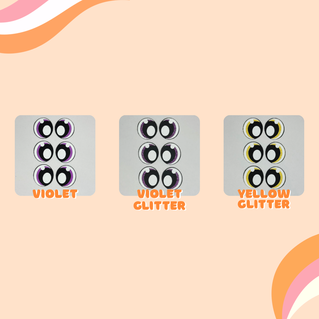 40mm Regular Felt Eyes (3 pack)