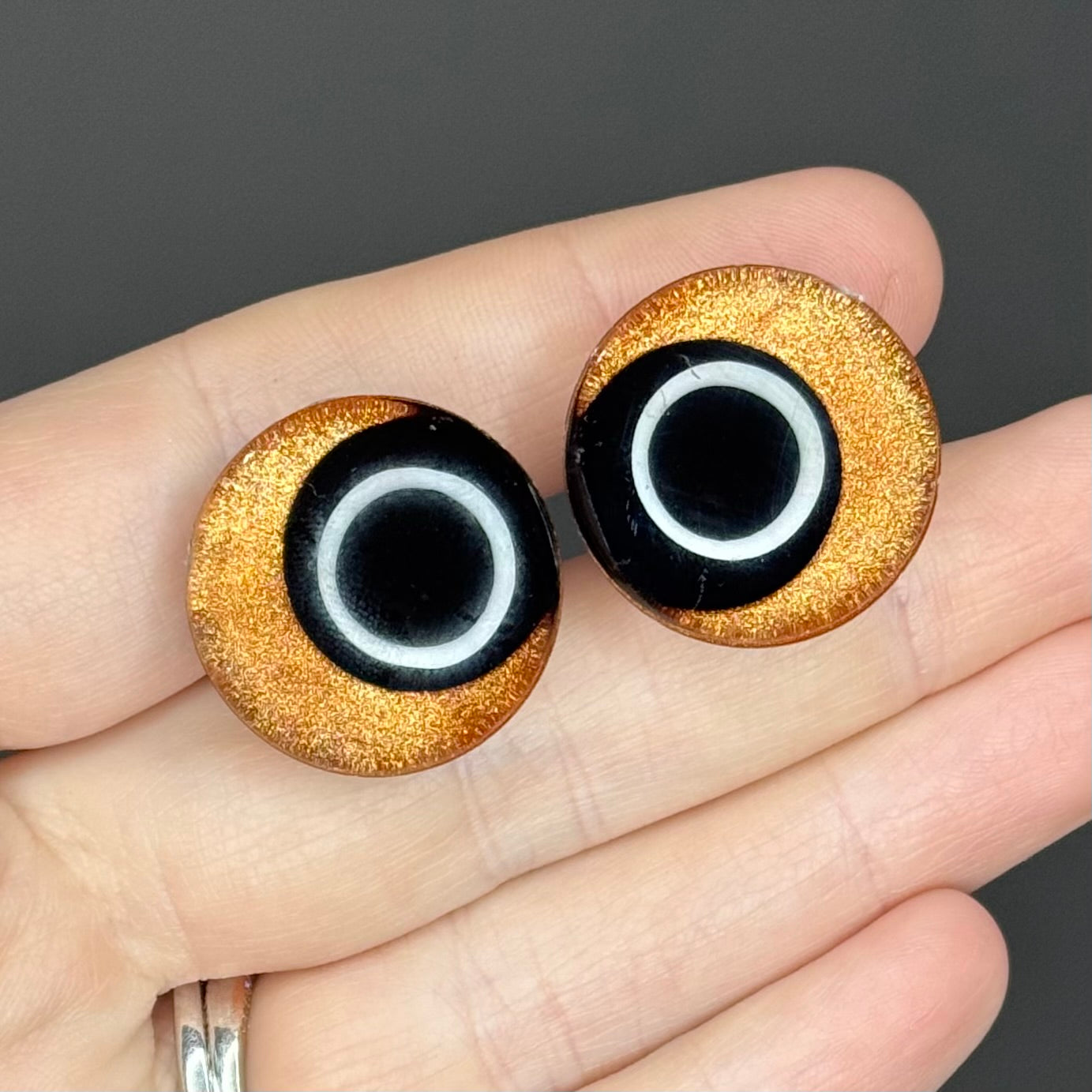 Copper Painted Safety Eyes