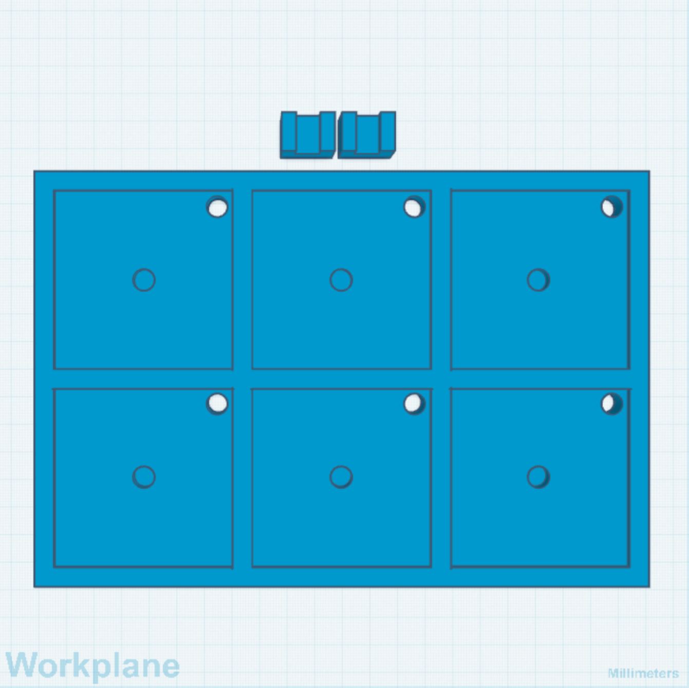 2.5" Magnet 2x3 Frame STL Print File