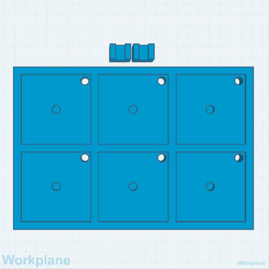 2.5" Magnet 2x3 Frame STL Print File