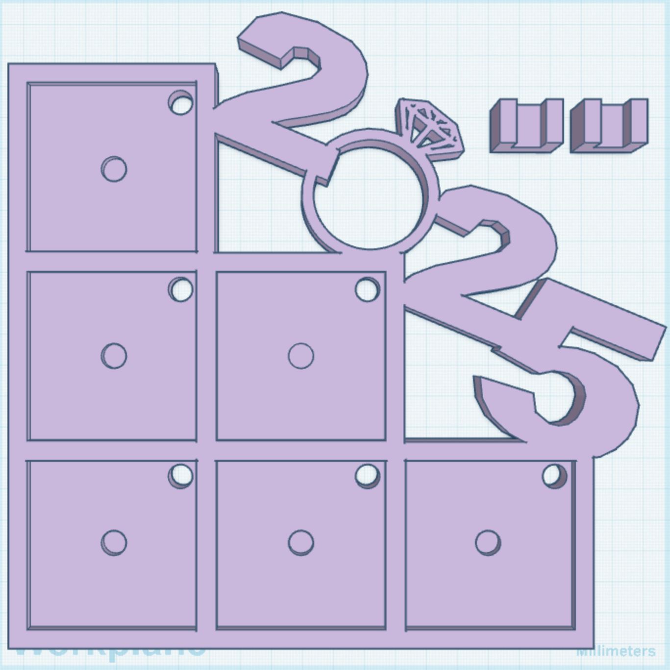 2025 Ring 2" Magnet Frame STL Print File (MPRO/TITAN)