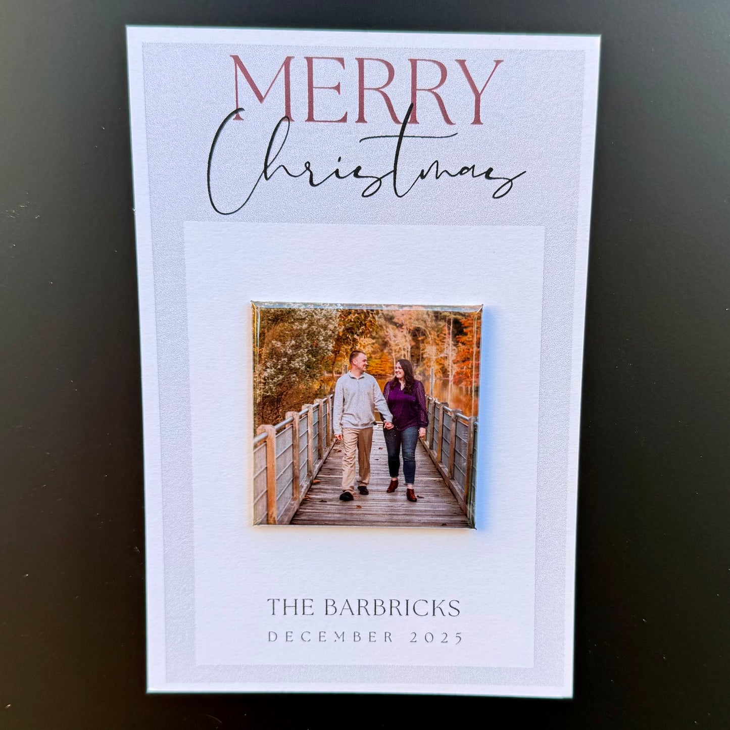 Christmas Card Magnet Cards