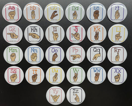 ASL Alphabet Magnets