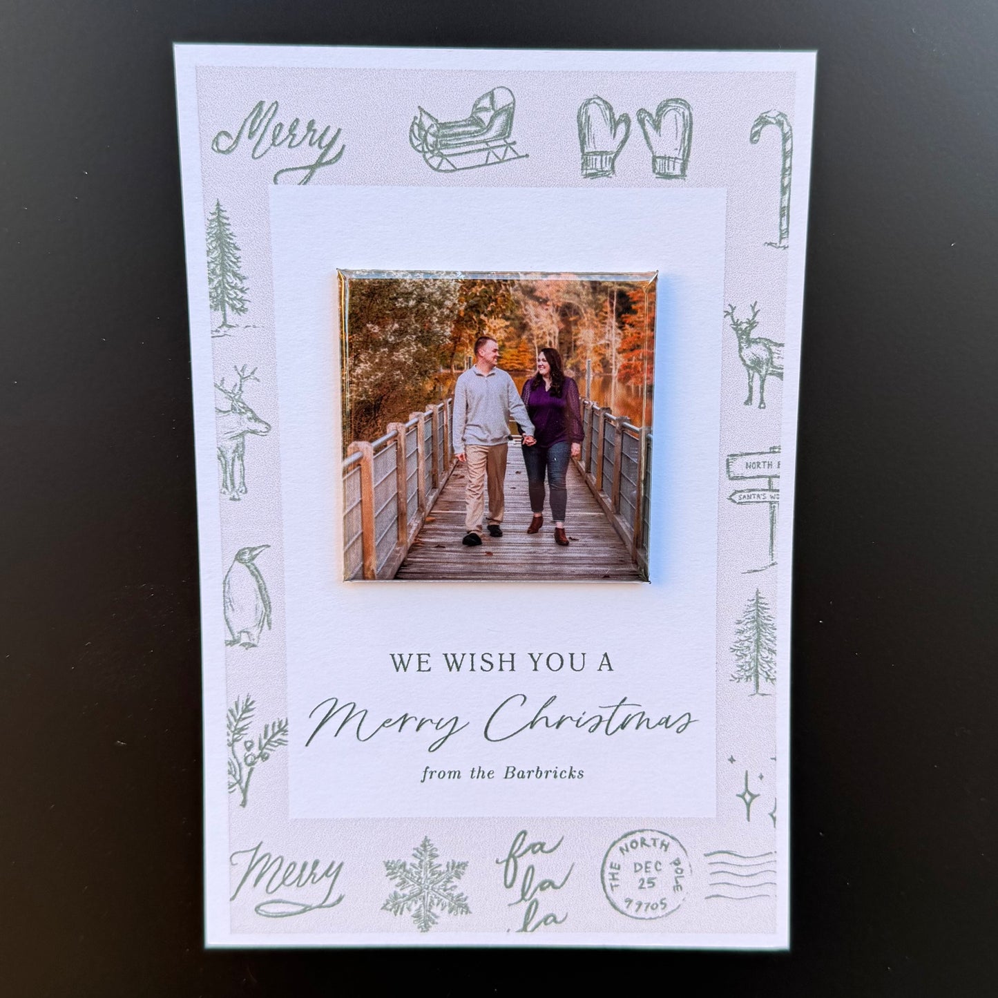 Christmas Card Magnet Cards