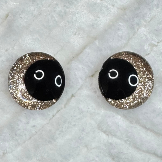 Champagne Glitter Safety Eyes