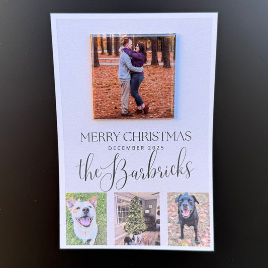 Christmas Card Magnet Cards