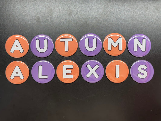 Name Spelling Magnets