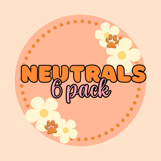 Neutral Variety Felt Eyes (6 pack)