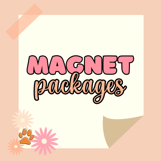 2" Square Magnet Package (Due 30 Days Before Event Date)