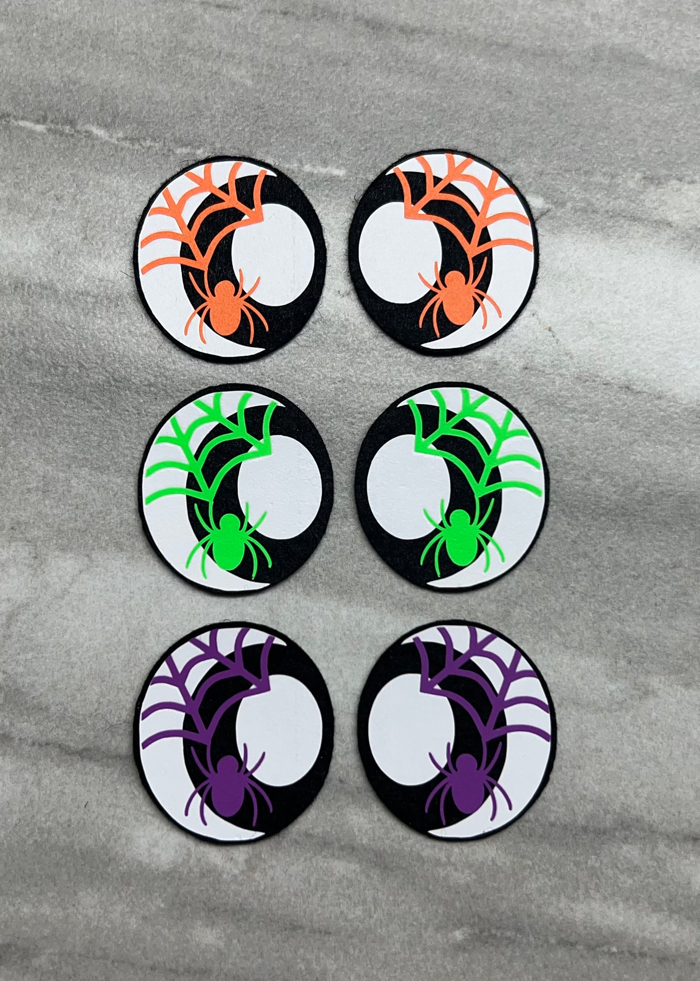 33mm Neon Spiders