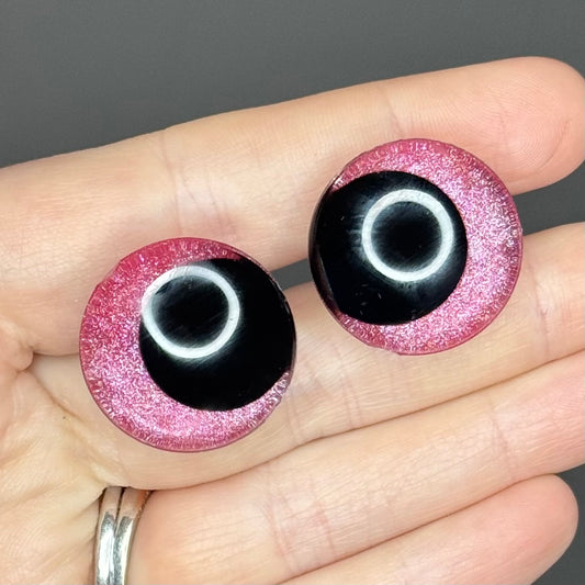 Fandango Pink Painted Safety Eyes