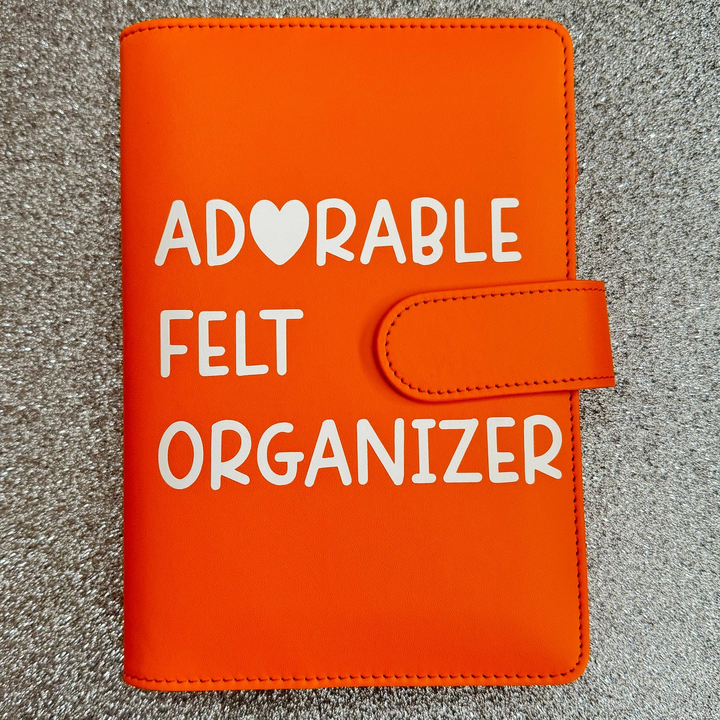Orange Adorable Felt Organizer