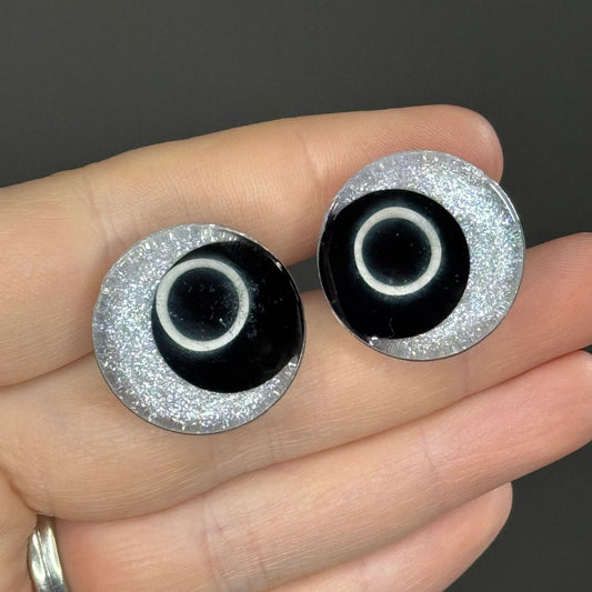 Pearl White Painted Safety Eyes