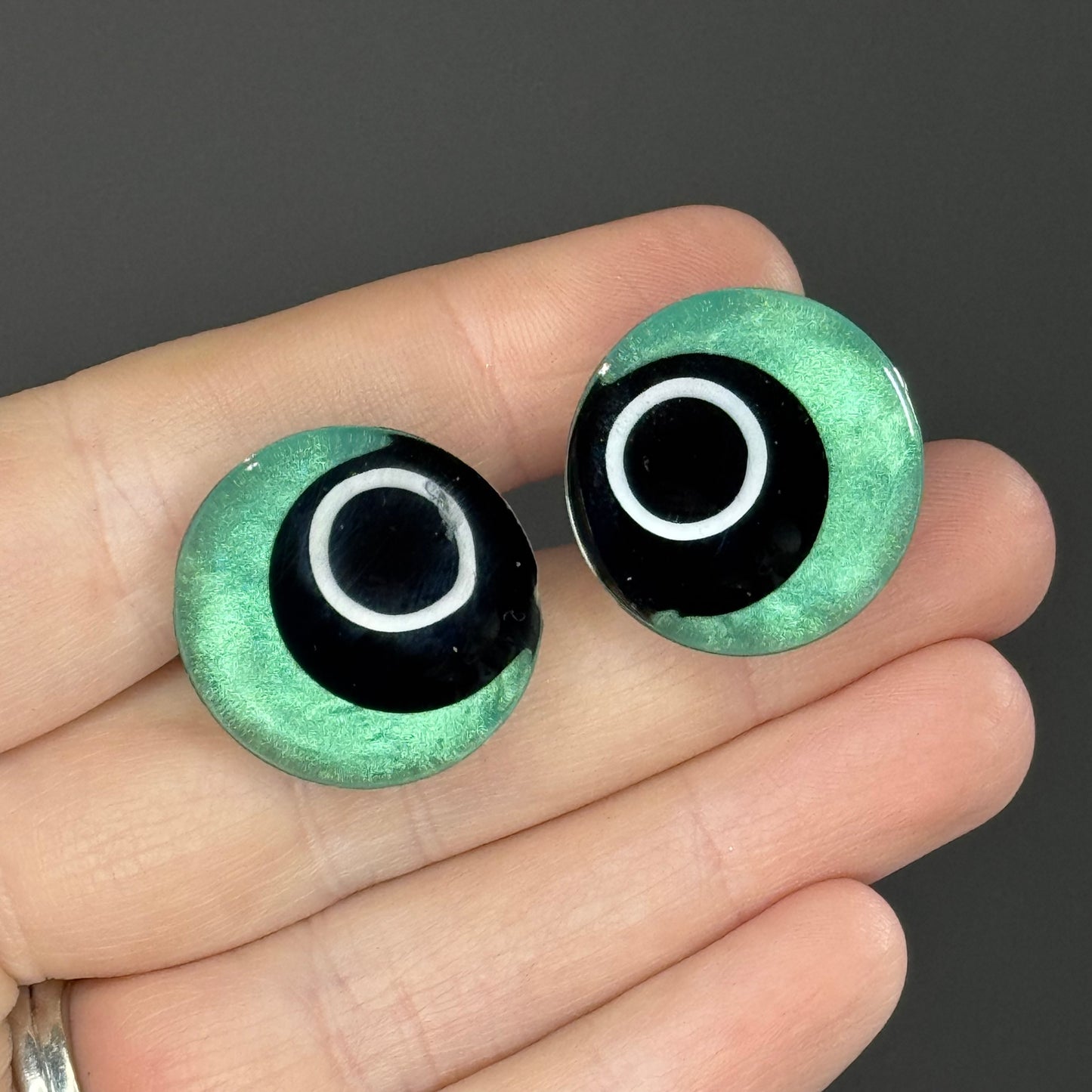 Persian Green Painted Safety Eyes