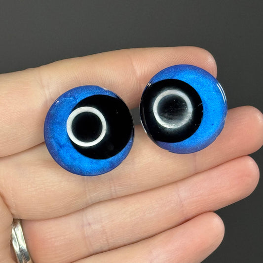 Blue Iris Painted Safety Eyes