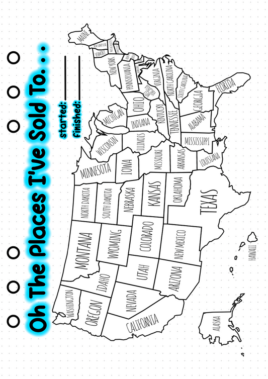 Sales Map - PRINT