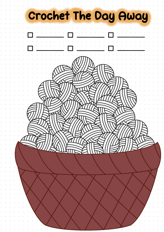 Daily Crochet Tracker - DIGITAL