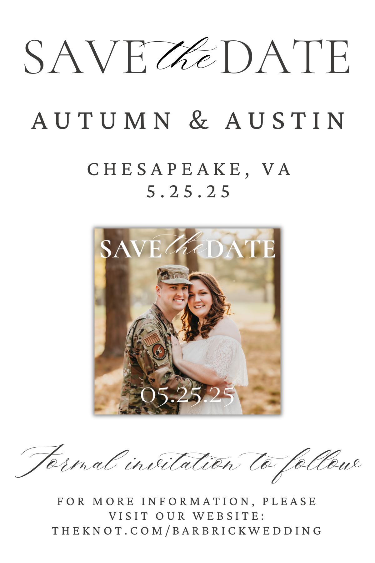 Save the Date Magnet & Card Sets (Option 2)